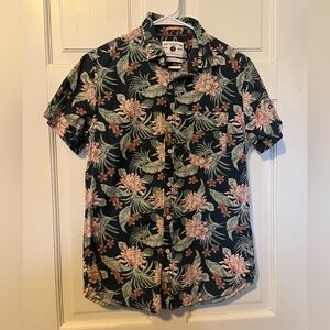 Denim & Flower Short-Sleeve Button Up Floral Shirt - Men’s S